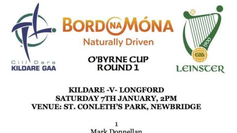O’Byrne Cup – Kildare v Longford