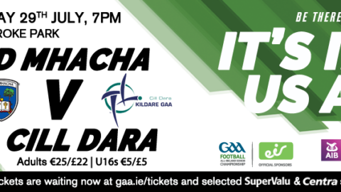 Ticket Information – All Ireland SFC Round 4B Kildare v Armagh