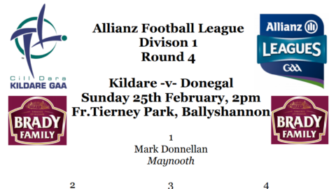 Team News: AFL Division 1 – Kildare v Donegal