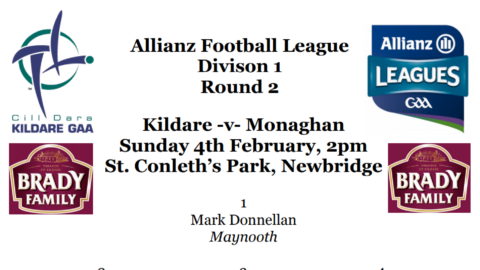 Team News: AFL Division 1 – Kildare v Monaghan