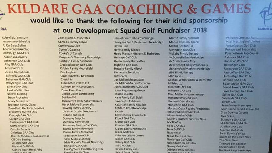 Development Squads Annual Golf Fundraiser