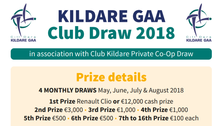 Kildare GAA Club Draw 2018