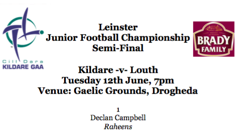 Team News: Leinster JFC Semi-Final