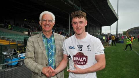Kildare’s Jimmy Hyland selected as the EirGrid GAA U20 Player of the Province for Leinster