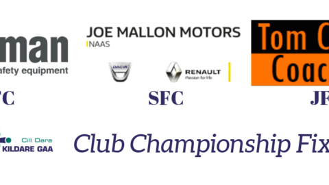 Kildare Draft Club Championship Fixtures
