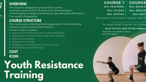 Leinster Gaa Youth Resistance Training Courses