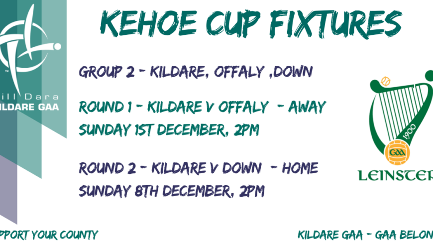2020 Kehoe Cup Hurling Fixtures
