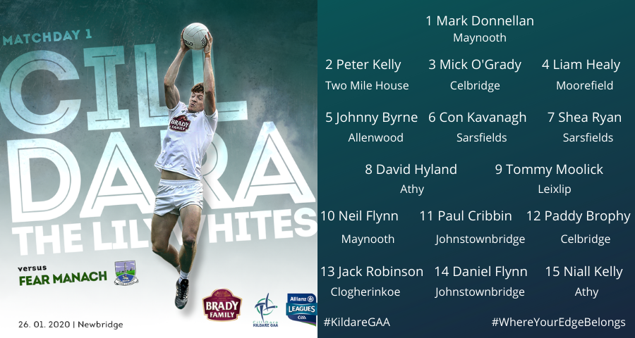 Team News: Allianz Football League – Kildare v Fermanagh
