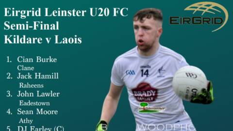 Team News: Kildare U20 v Laois