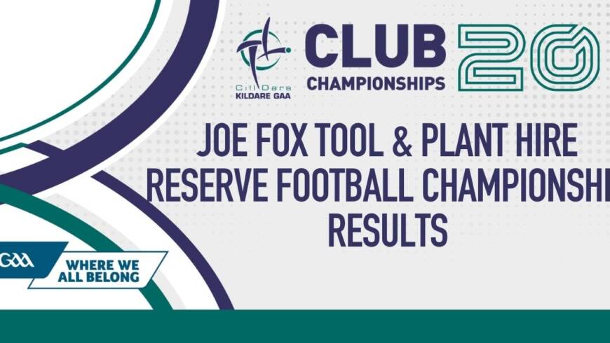 Joe Fox Tool & Plant Hire Reserve Football Championship Results