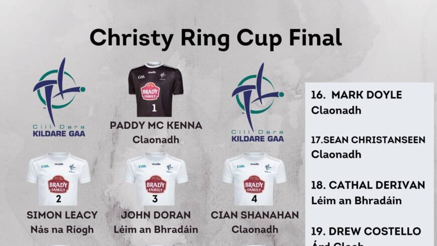 Team News – Christy Ring Cup Final