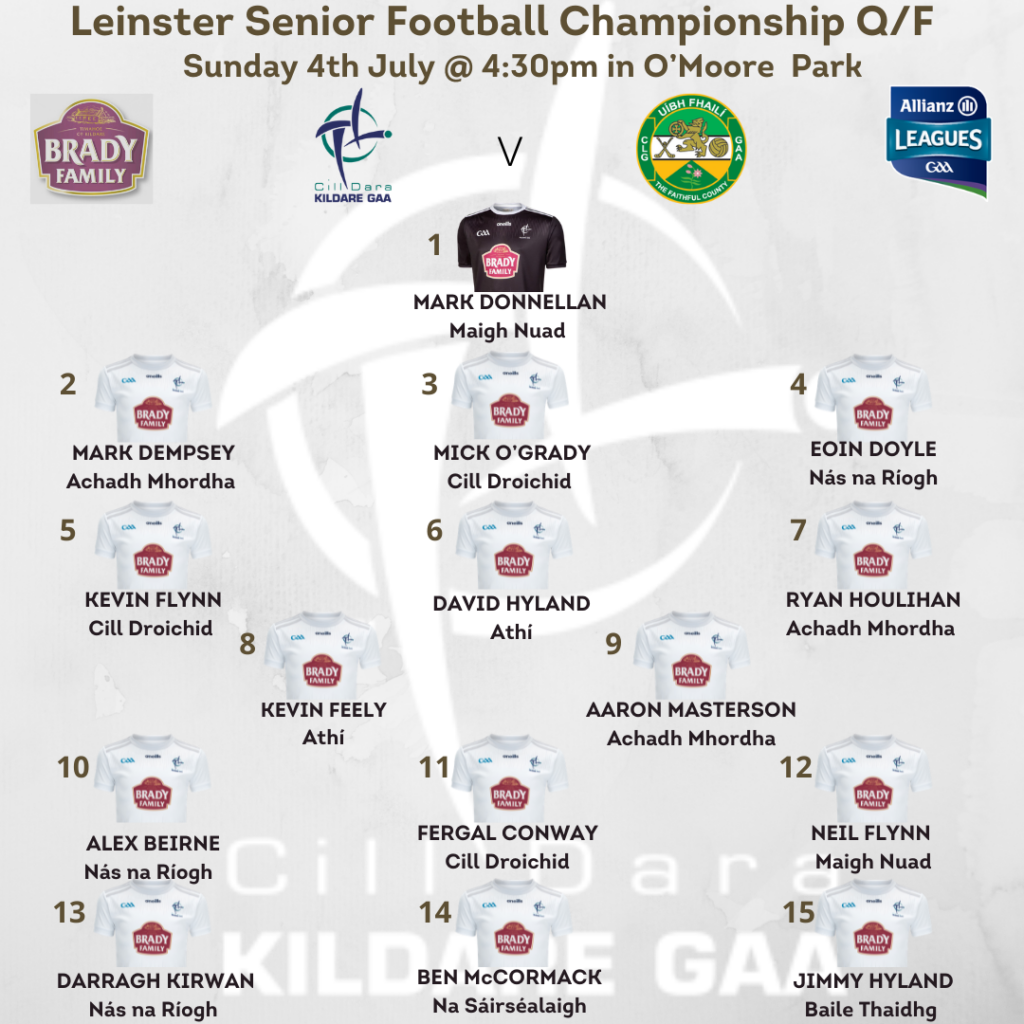 Kildare Senior Football Team v Offaly