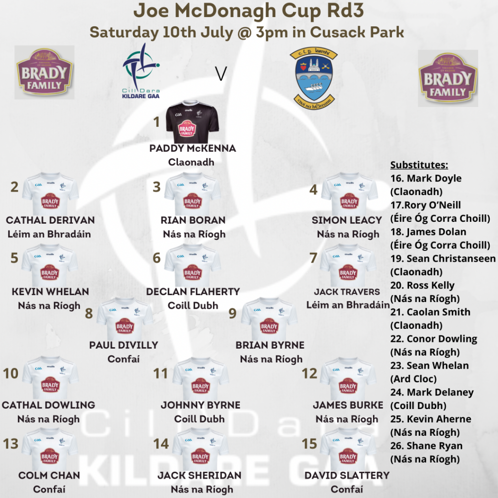 Kildare Senior Hurling Team v Westmeath
