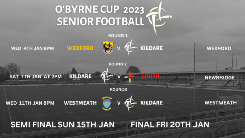 O’Byrne Cup – Kildare GAA Senior Football Fixtures 2023