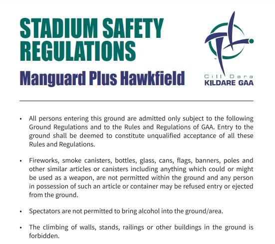 Stadium Safety Regulations Manguard Plus Hawkfield