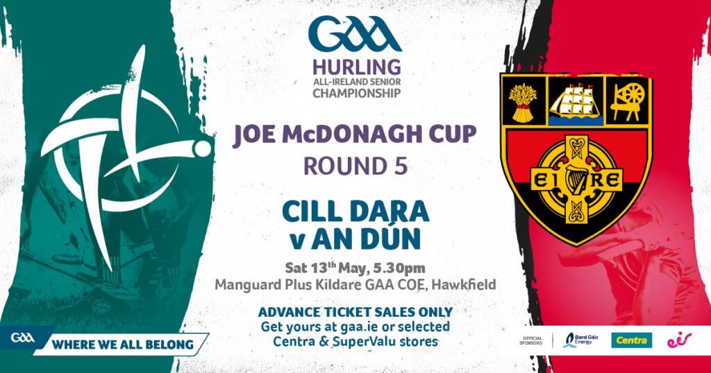 Joe McDonagh – Kildare v Down – Manguard Plus Hawkfield Match Day Regulations