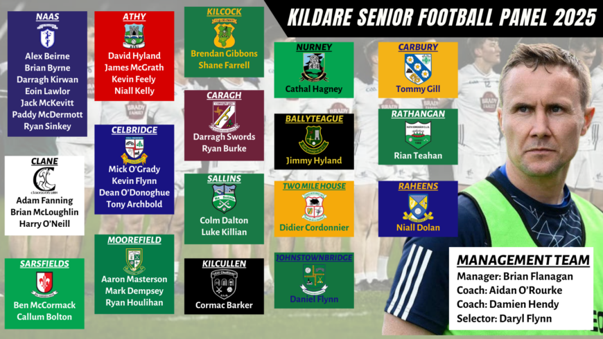 Kildare Senior Football Panel 2025
