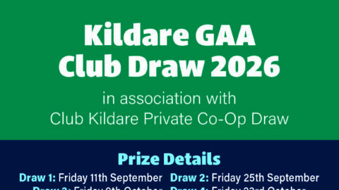 Kildare GAA Club Draw 2026 – Tickets On Sale Now