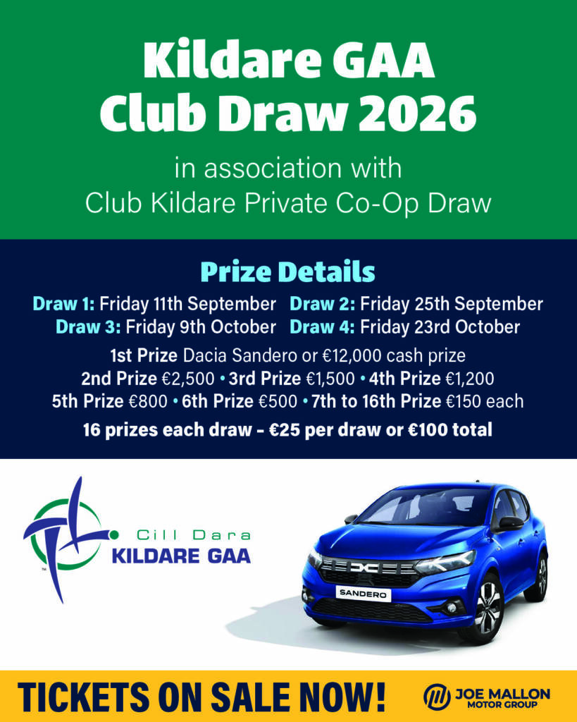 Kildare GAA Club Draw 2026 – Tickets On Sale Now